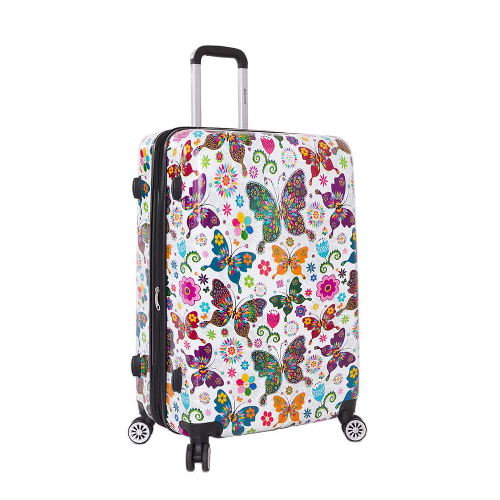 Valise XXL 76 cm papillons & fleurs Kyoto de Madisson