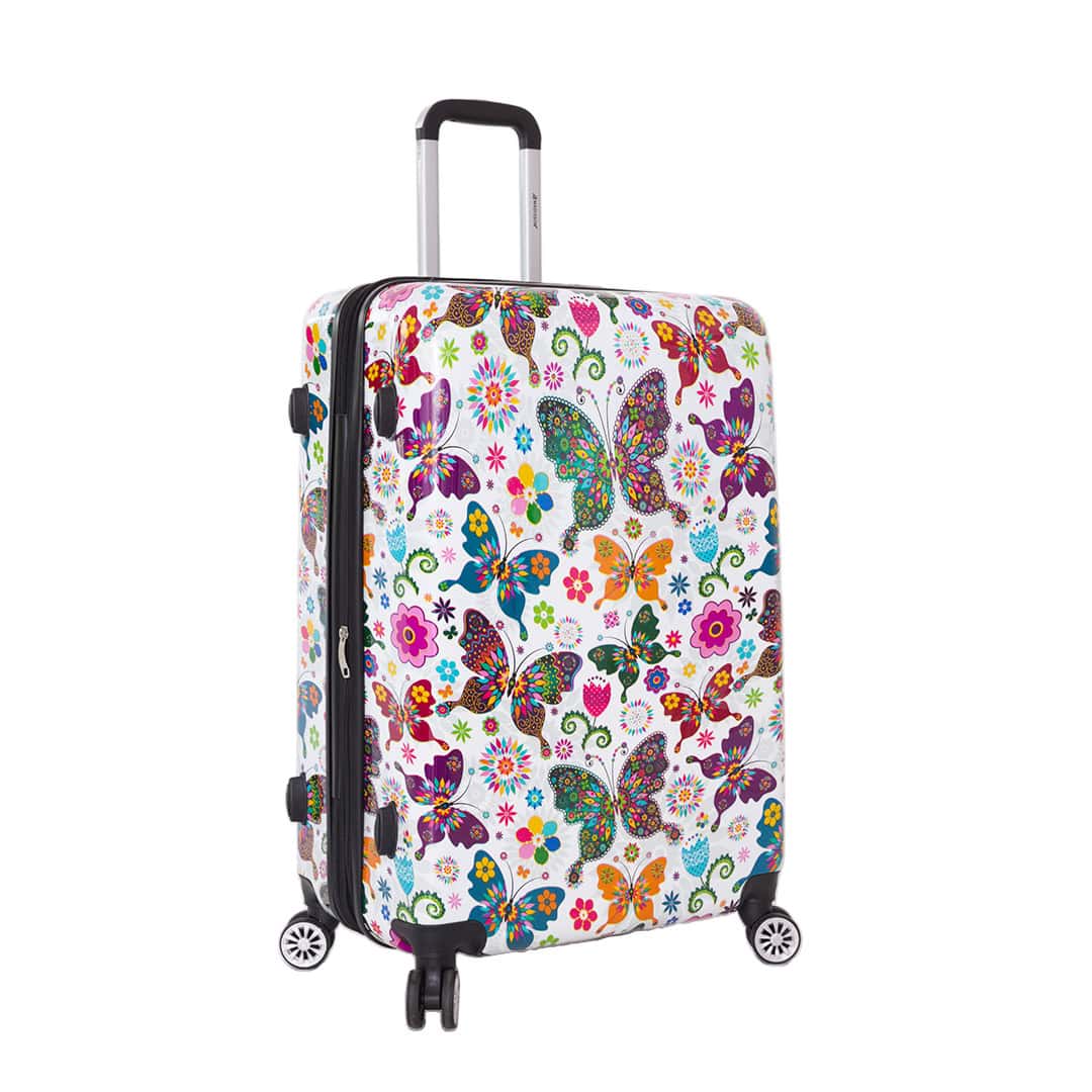 Valise XXL 76 cm papillons & fleurs Kyoto de Madisson