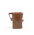 Sac bandoulière paille pour smartphone Flora&Co