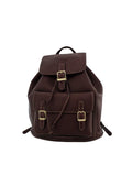 sac à dos en cuir pour femme Katana 32542 choco pas cher