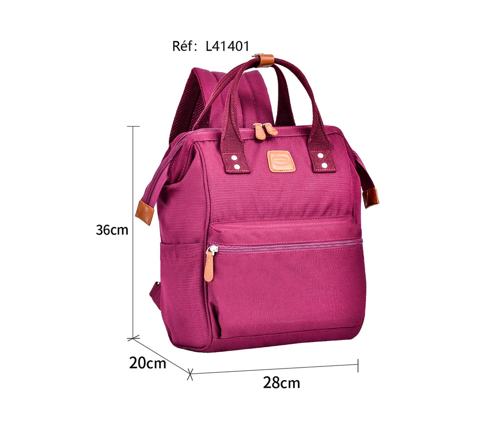 sac à dos pc portable pour femme snowball bordeaux pas cher a