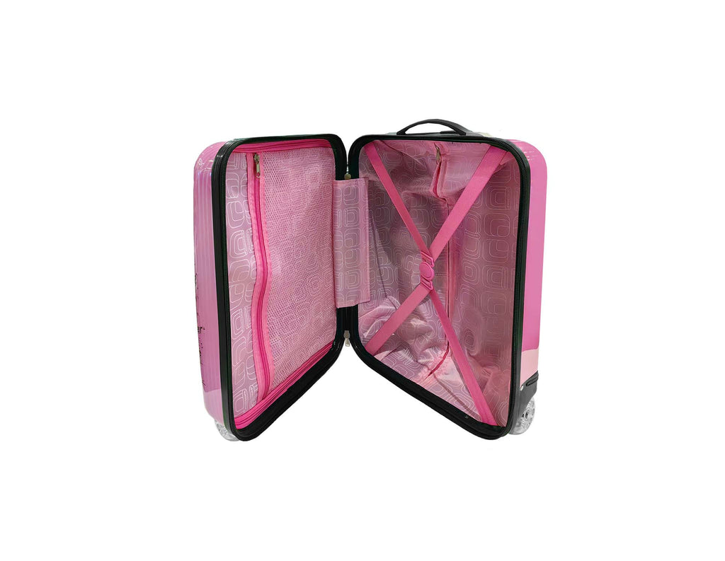 Valise cabine rose pour fille « Love Paris »