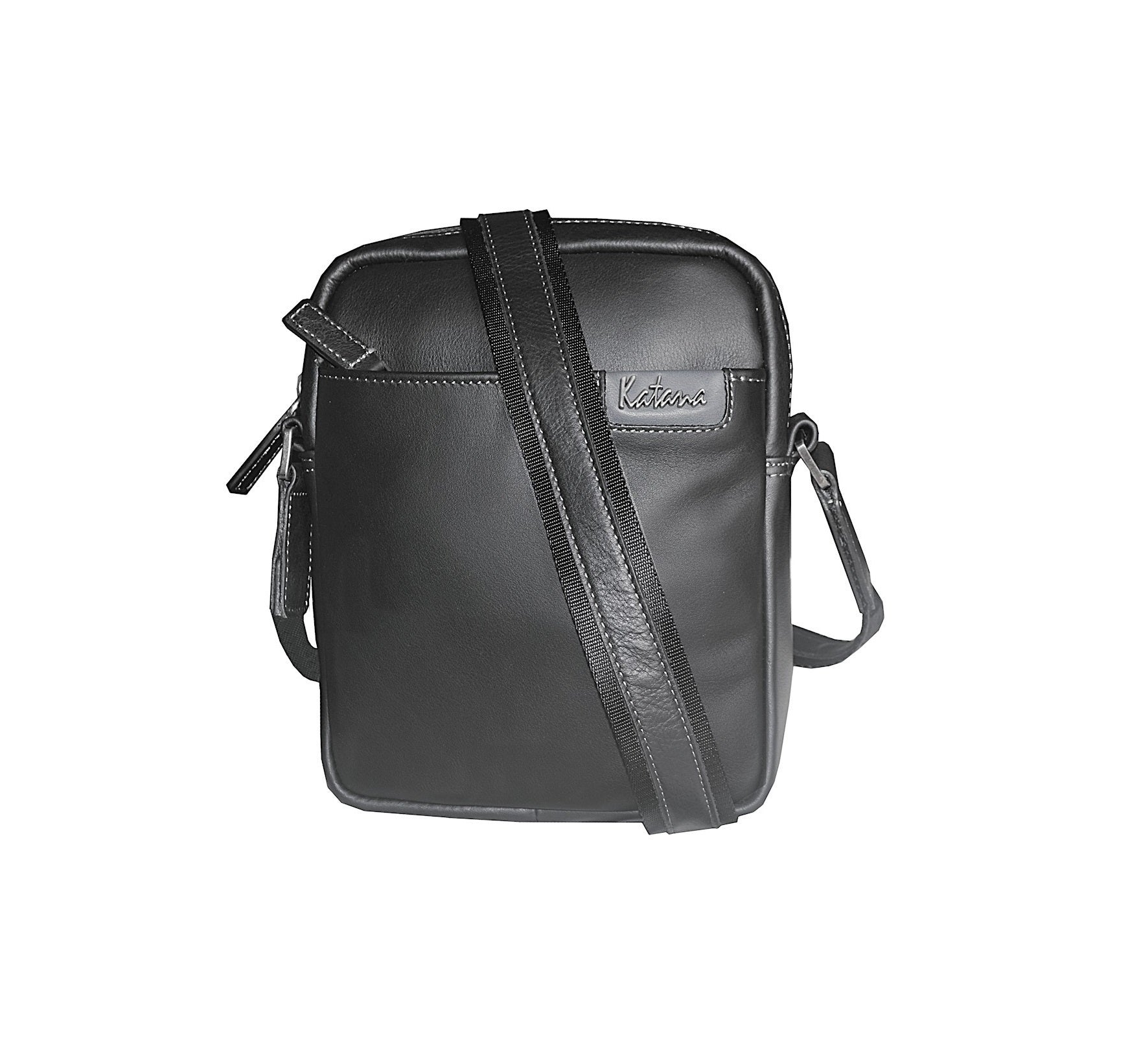 sacoche en cuir noir