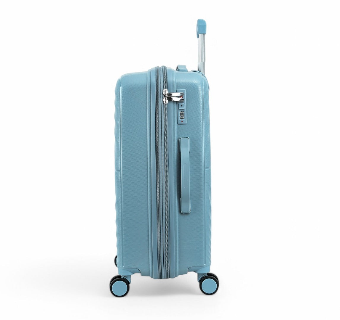 Valise rigide 77 cm extensible Atrium de Madisson bleu