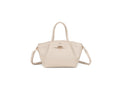 Sac à main femme Nina en cuir blanc, élégant et pratique.