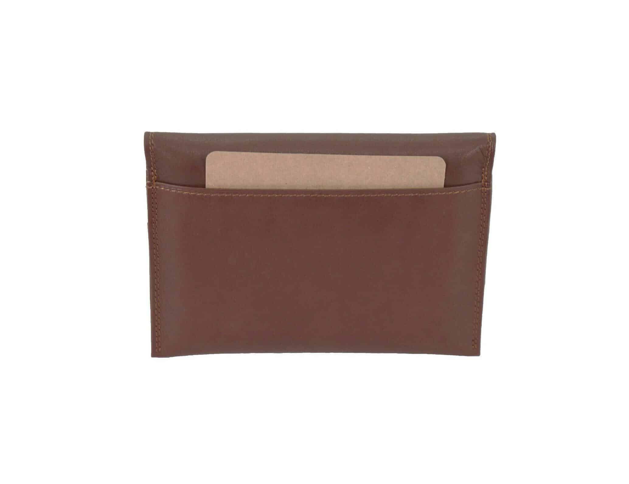 Pochette en cuir pour papiers de voiture