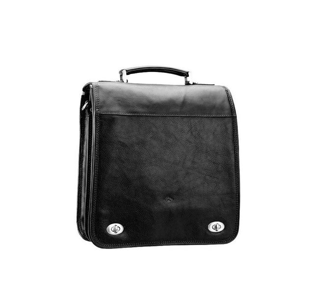 cartable en cuir katana 31011 noir