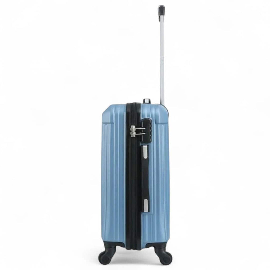 valise cabine 55 cm et vanity case bleu Madisson 44202