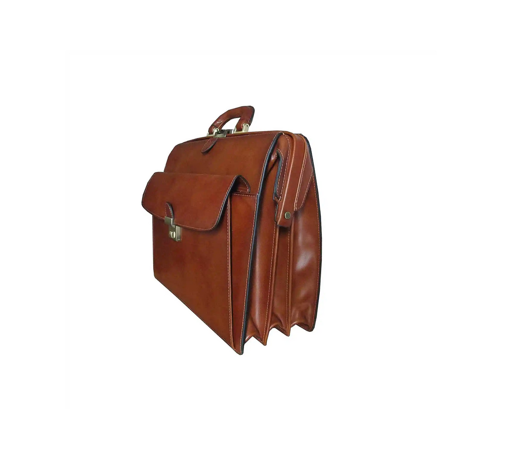 Grand Cartable en cuir 3 soufflets Katana