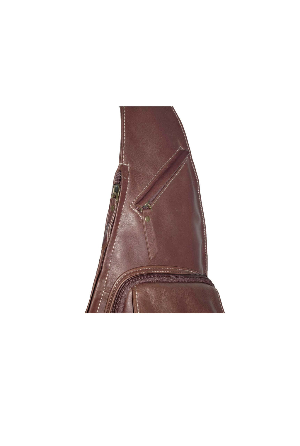 Sac bandoulière en cuir type holster homme