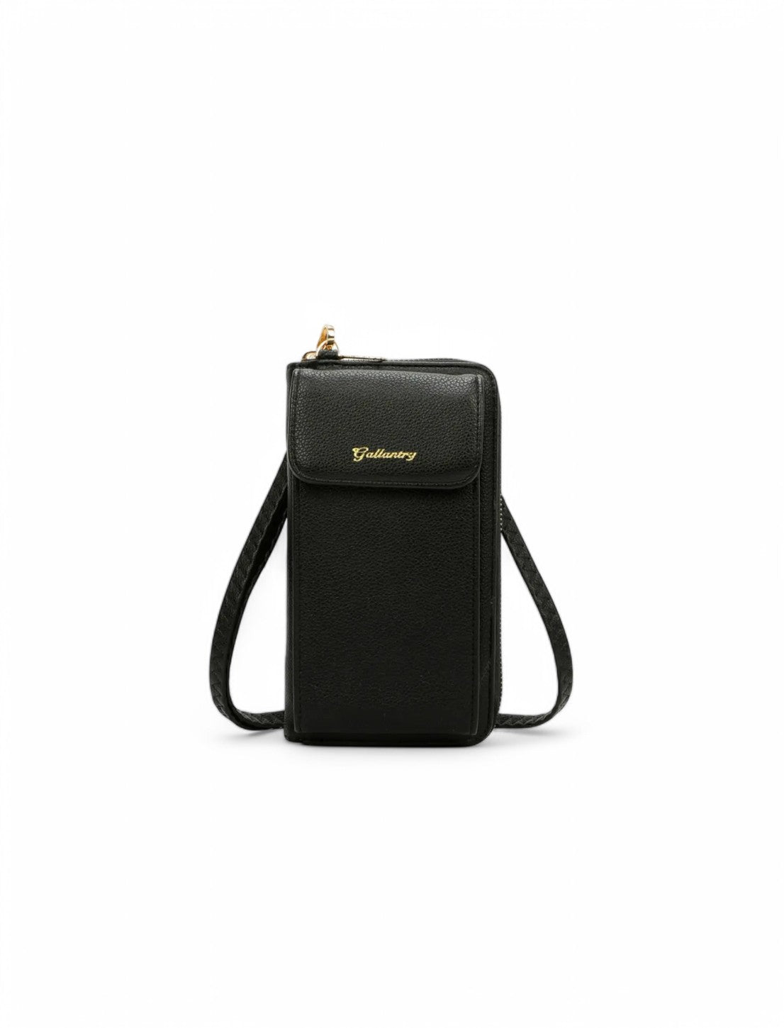 sac bandoulière téléphone portable noir gallantry