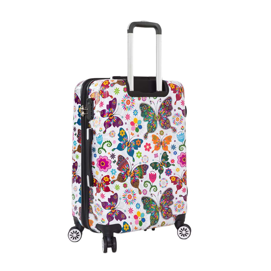 Valise XXL 76 cm papillons & fleurs Kyoto de Madisson