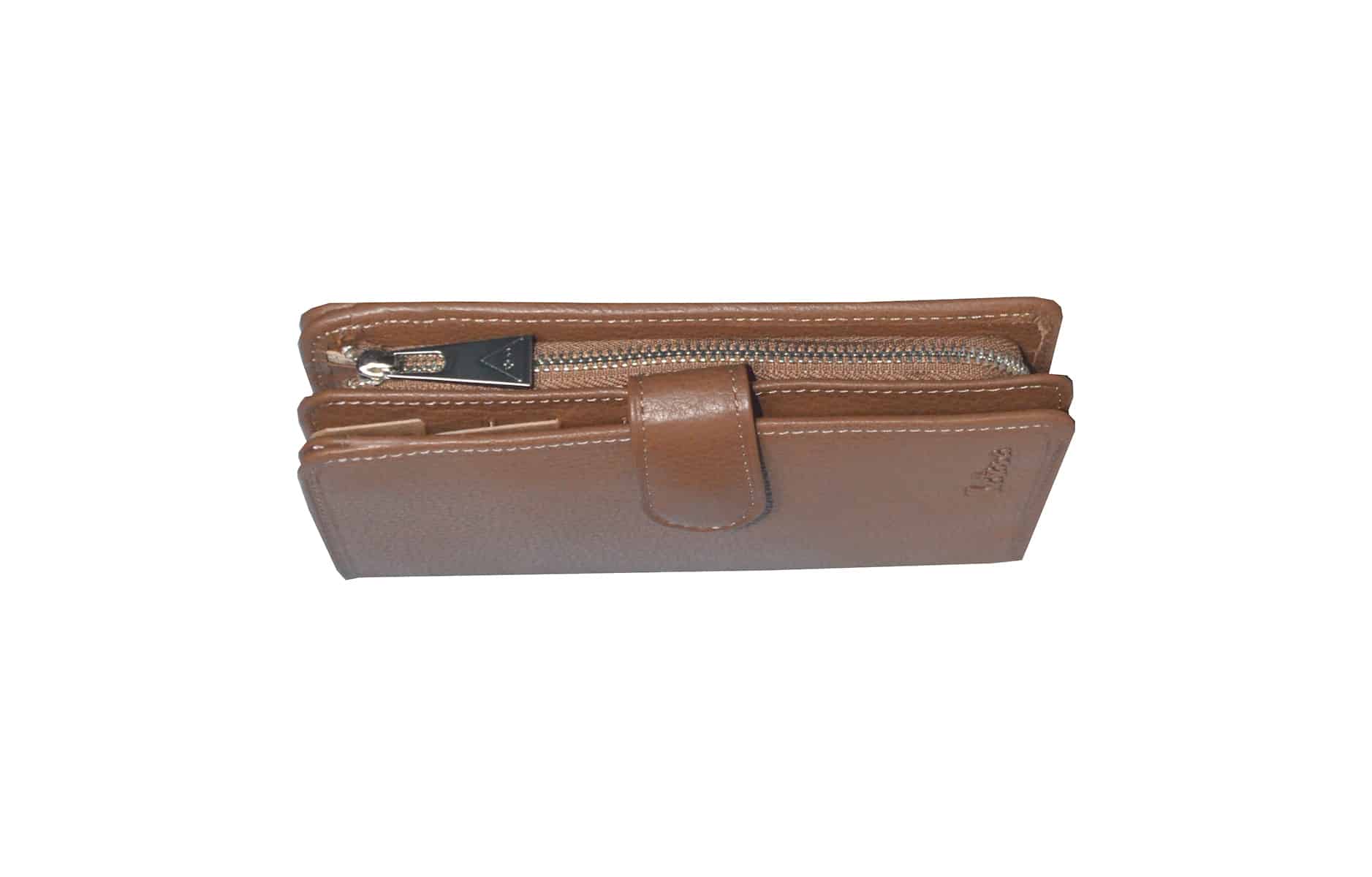 Portefeuille porte monnaie en cuir grainé katana 953124