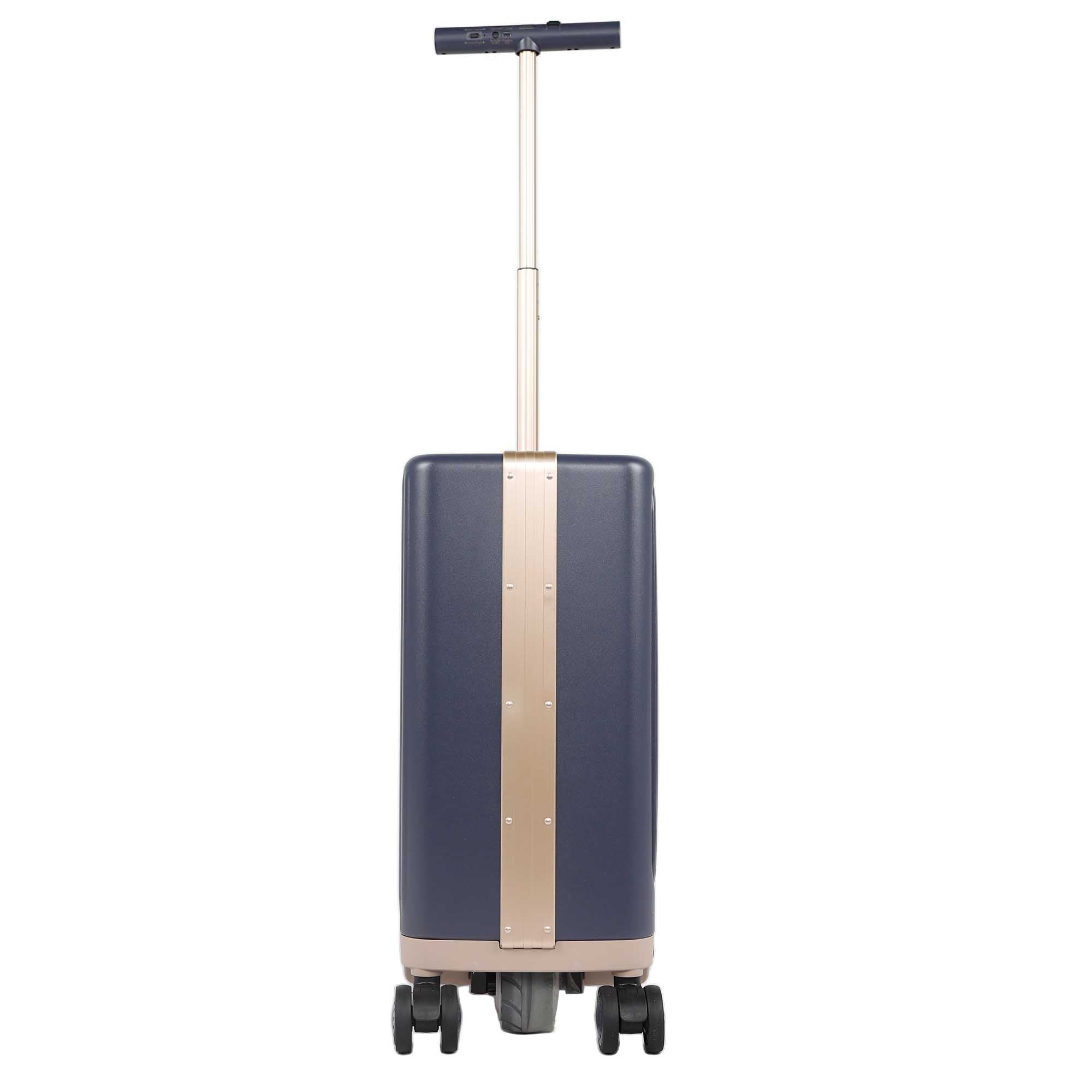 Valise cabine Snowball en coloris bleu, idéale pour vos déplacements courts et pratiques.