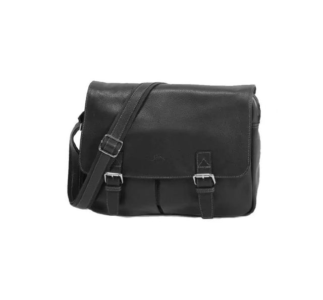 besace en cuir katana noir