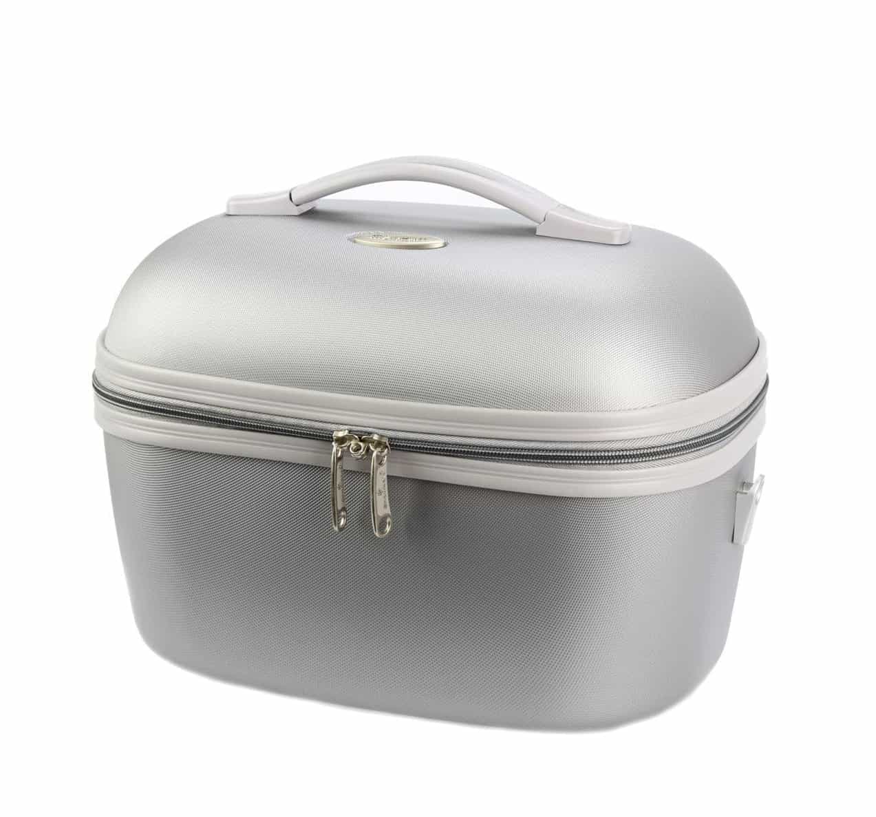 Vanity case et trousse de toilette rigide snowball marron