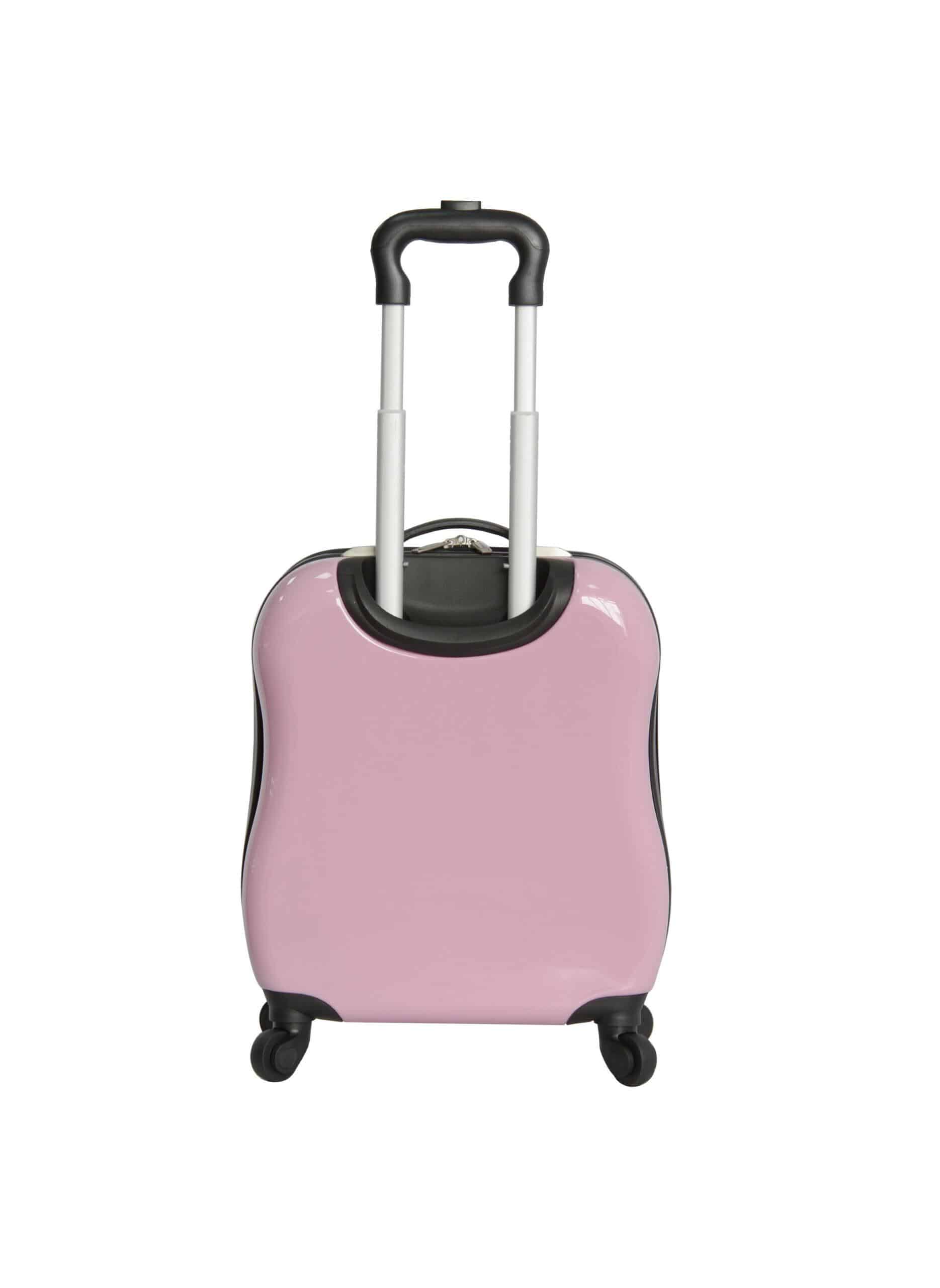 Valise enfant rose low cost « Musik »