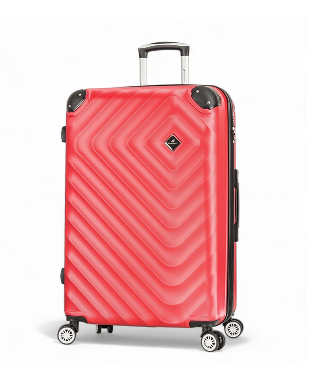 Valise rigide extensible 77 cm Wanderlust de Madisson rouge