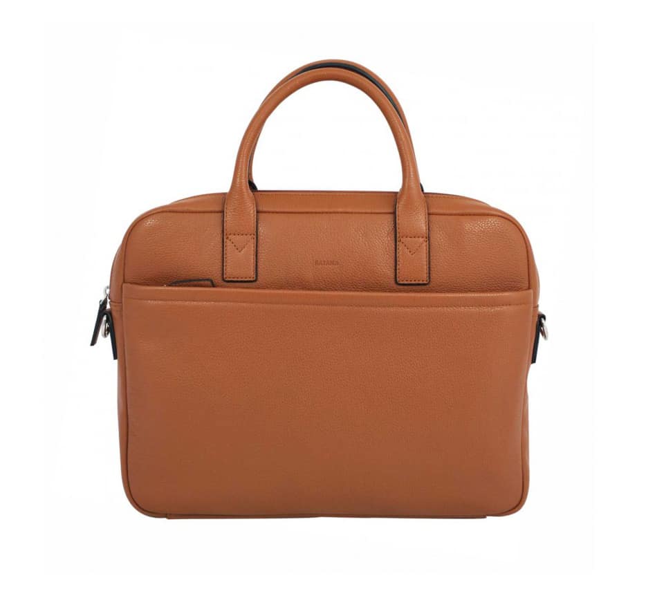 cartable en cuir pour pc 13 pouces katana camel