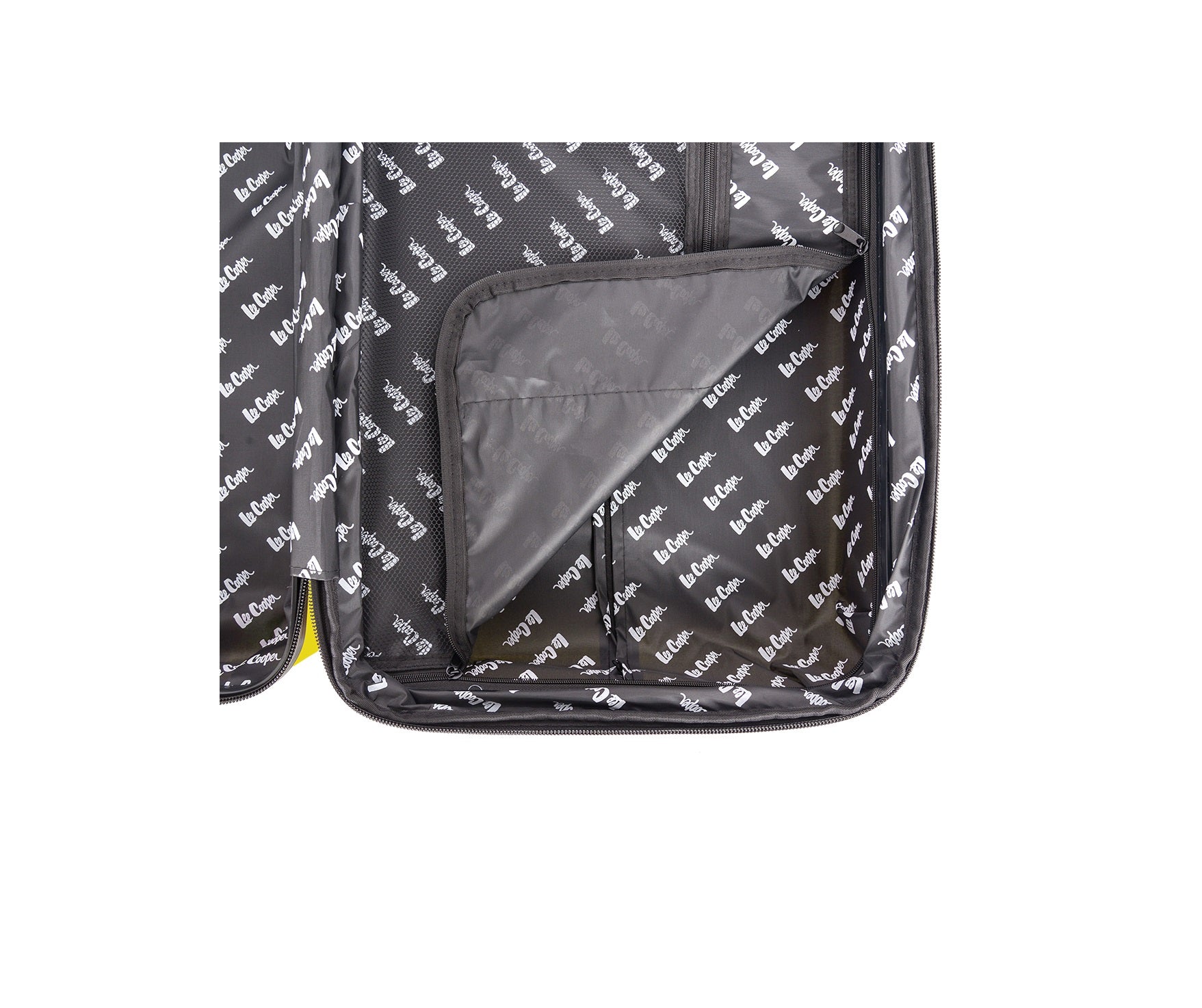 valise rigide moyenne 67 cm en polycarbonate Lee cooper jaune