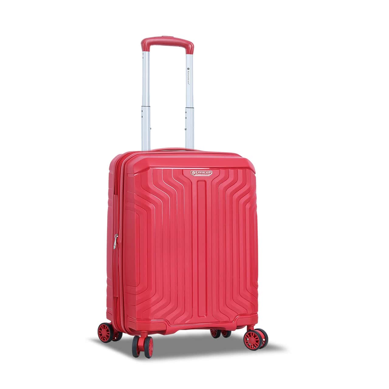 Valise Snowball Malaga rouge 55 cm adaptée cabine avion