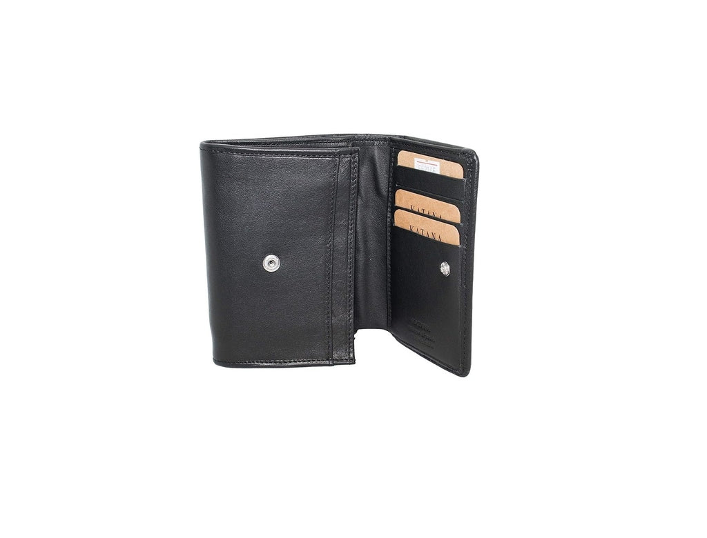 Portefeuille femme en cuir de vachette Katana 553105A