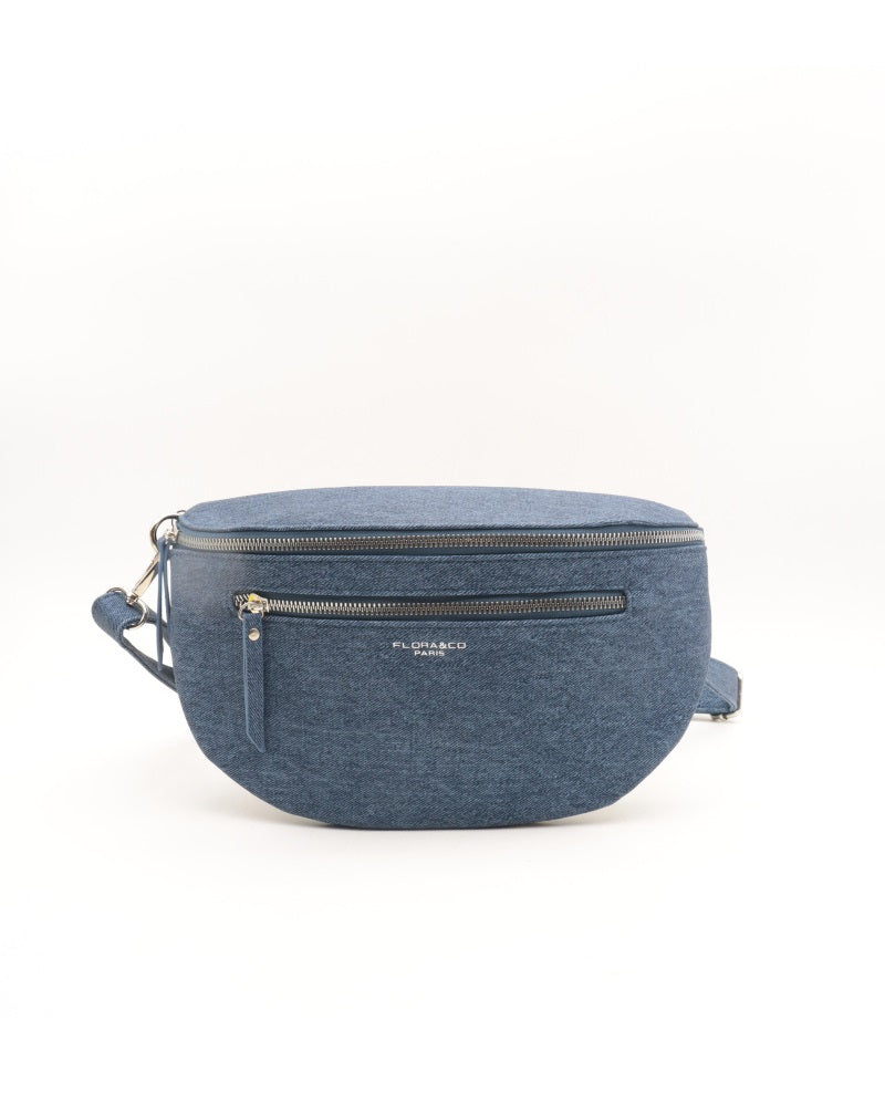 sac banane pour femme bleu jean Elisa