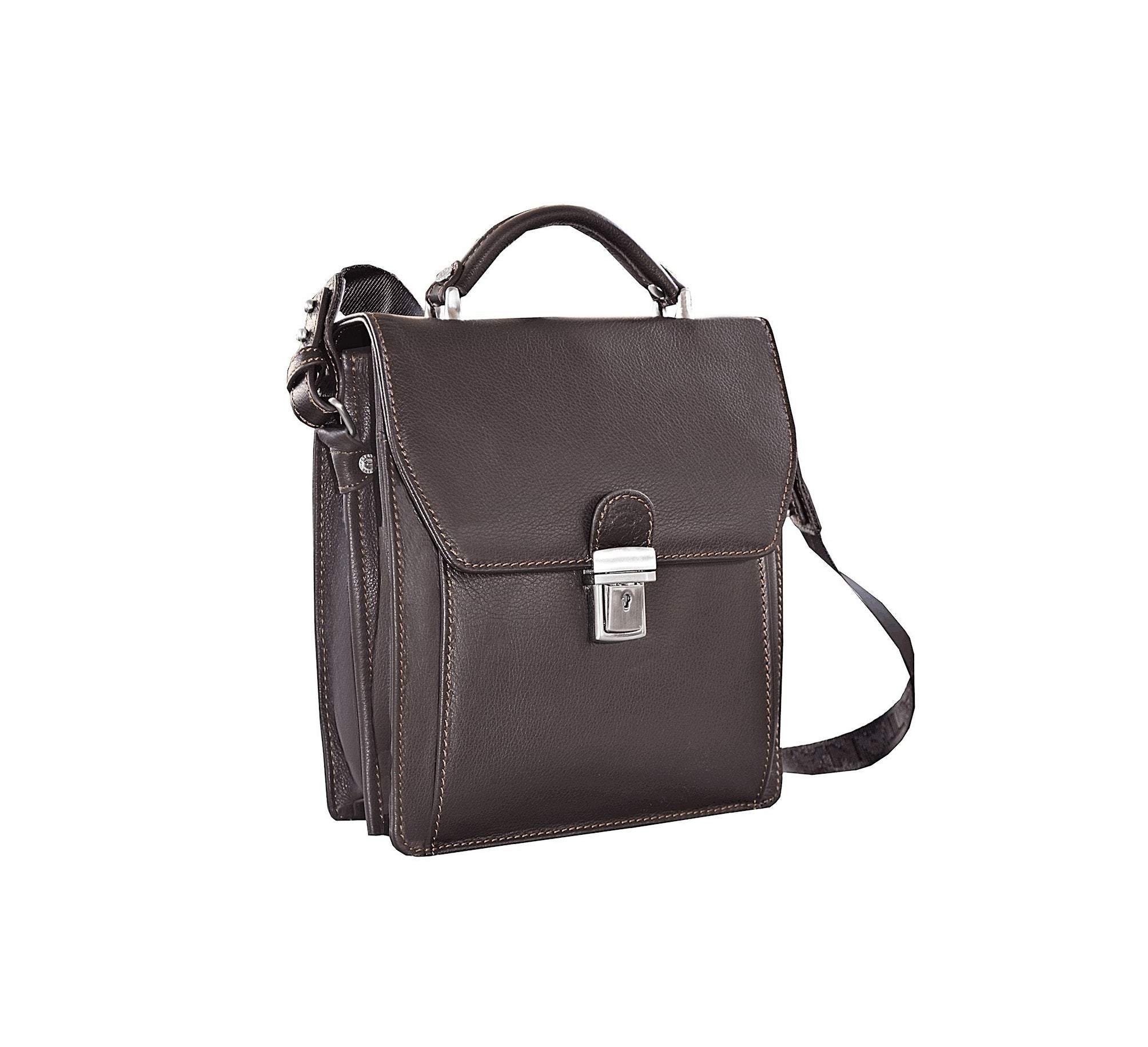 pochette en cuir katana marron 69117