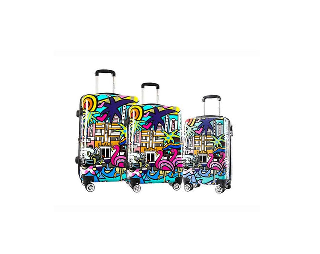 ensemble de 3 valises rigides madisson Miami