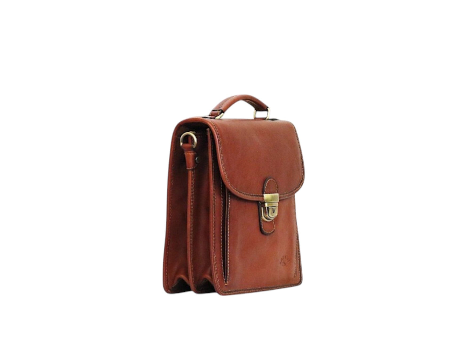 Sacoche en cuir de vachette gras pour homme katana 31019