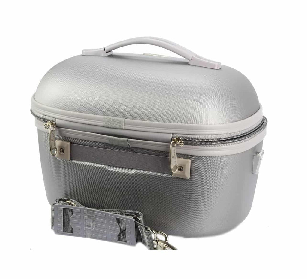 Vanity case et trousse de toilette rigide snowball marron