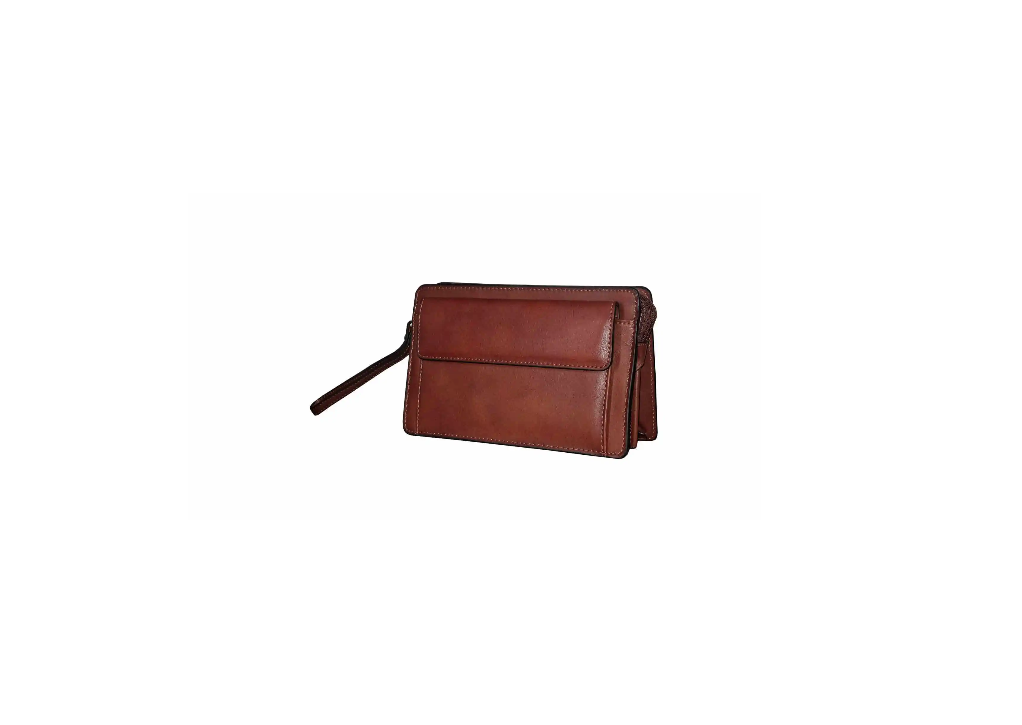 sacoche en cuir pour homme marron
