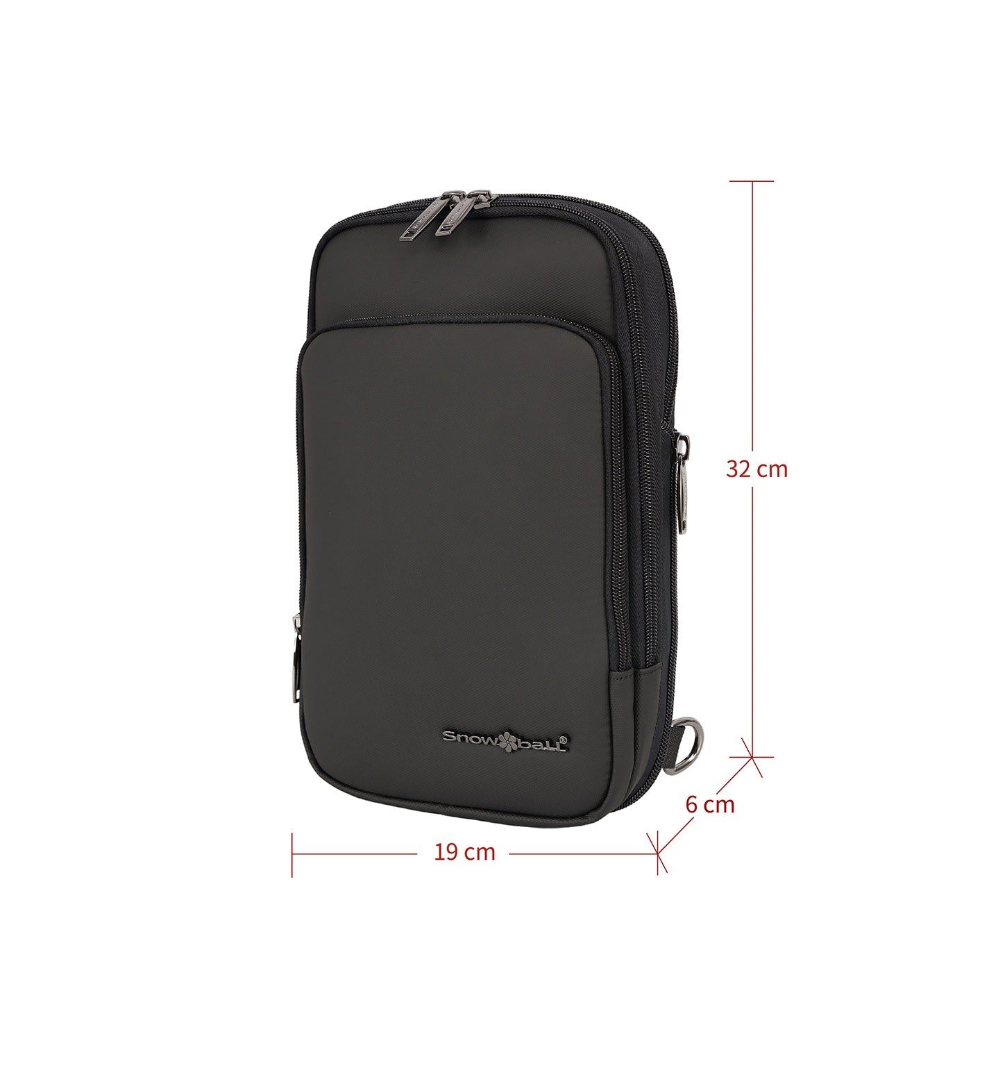 sac porté en travers pour homme impErméable snowball 22104