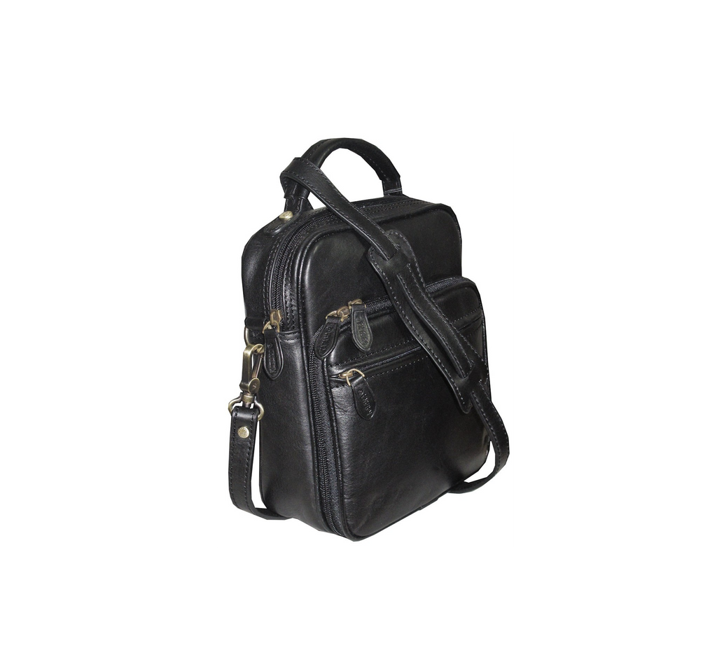 sacoche en cuir pas cher 31026 choco