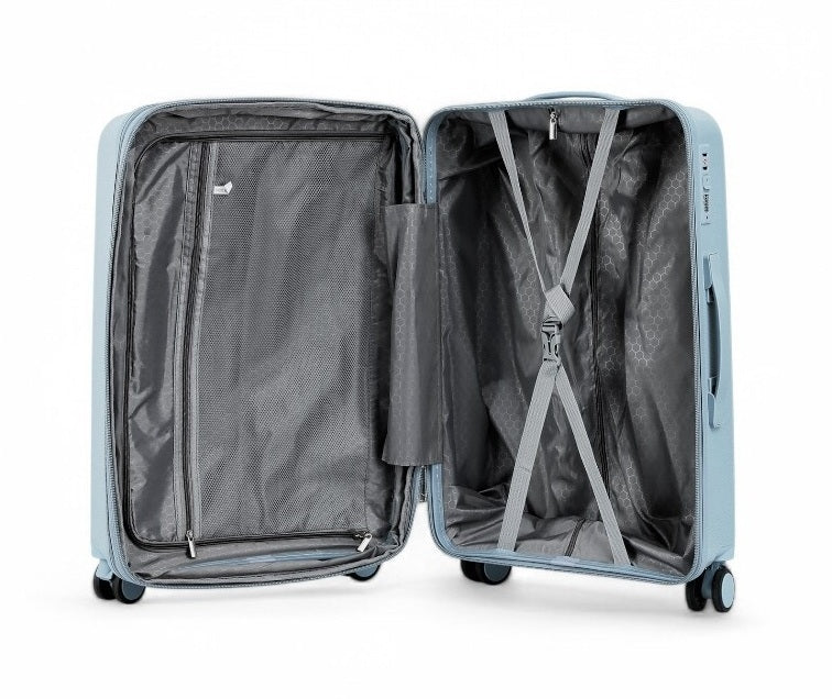 Valise rigide 77 cm extensible Atrium de Madisson bleu