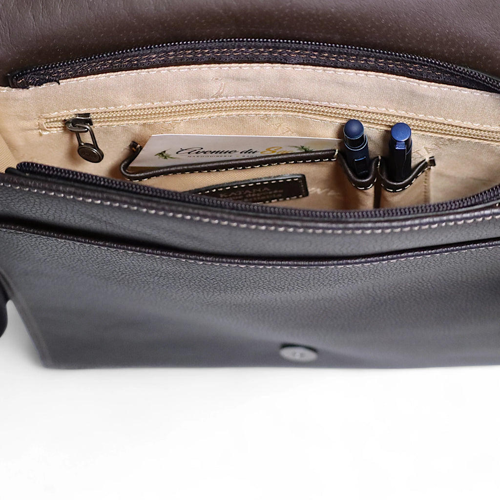 Sacoche en cuir pour homme