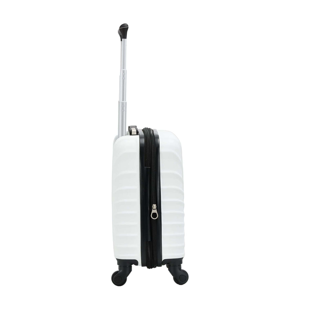 valise cabine sous siege easyjet 45x33x20 cm blanc- vue de profil