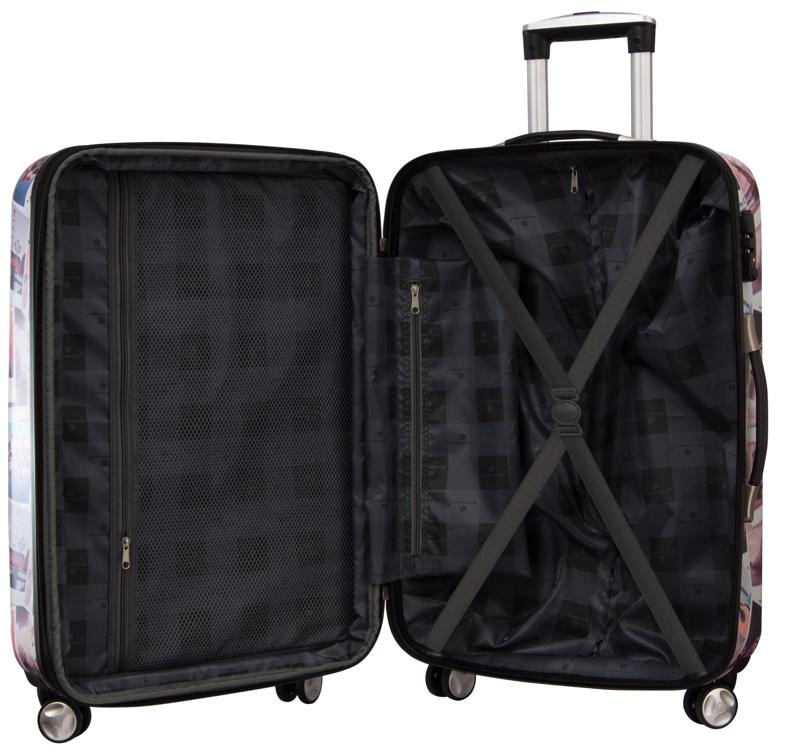 Valise rigide 75 cm Escapade Bleue de Snowball