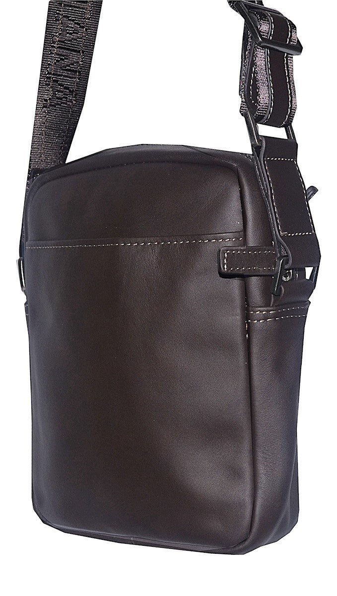 Sacoche en cuir pour homme marron