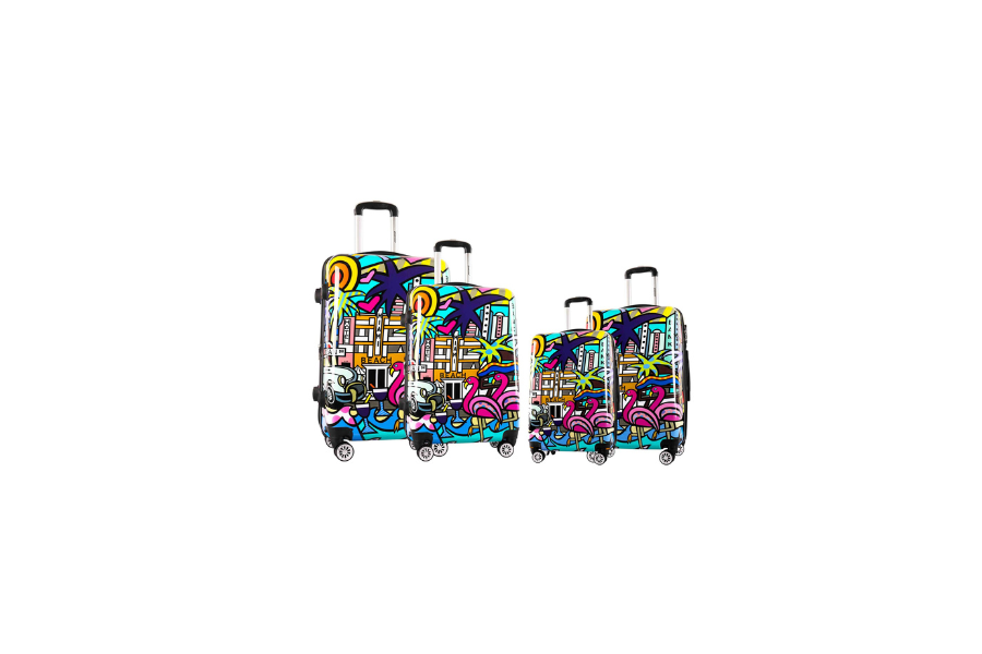 lot de 4 valises rigides miami madisson A