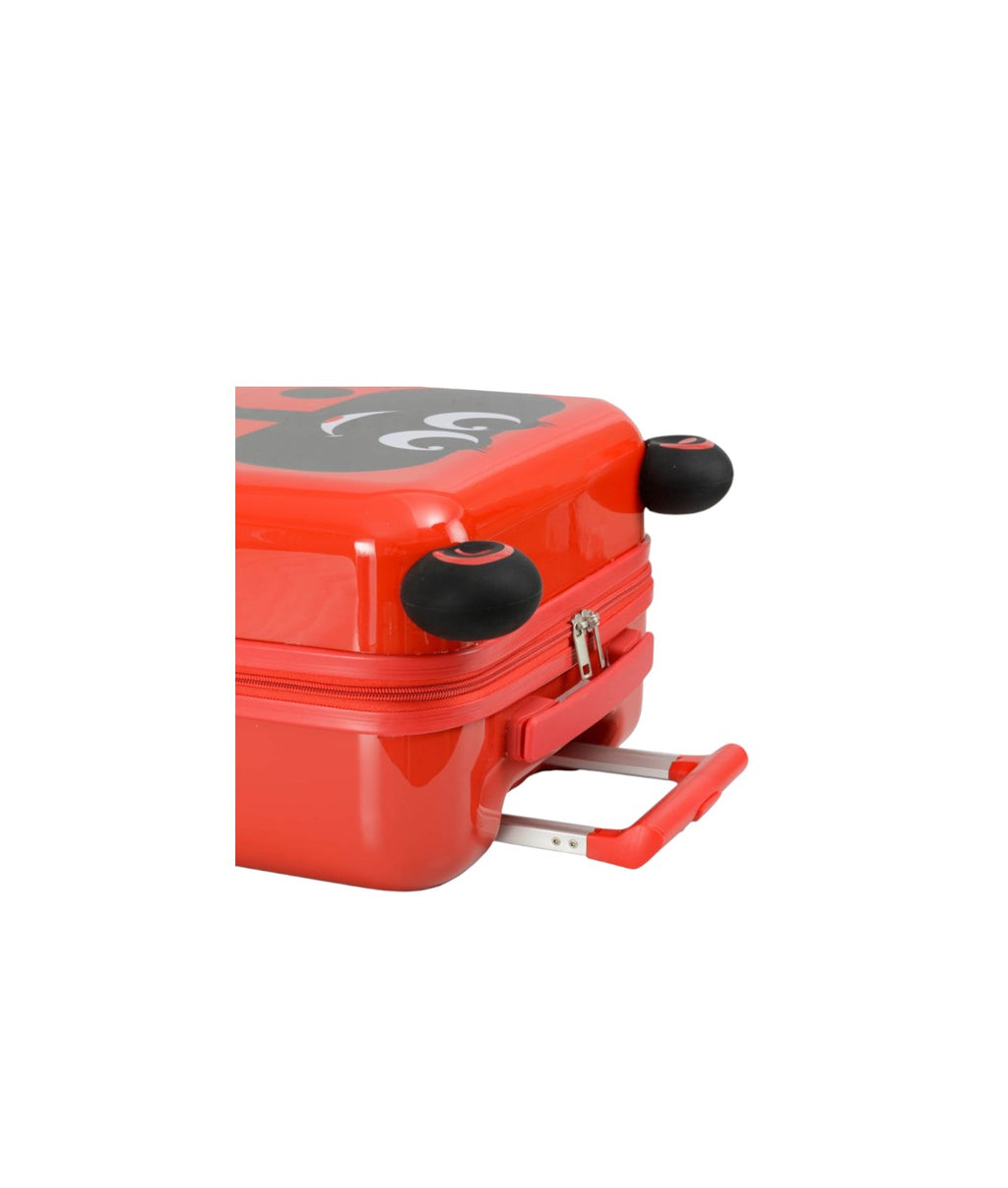 Valise enfant cabine Coccinelle rouge Snowball