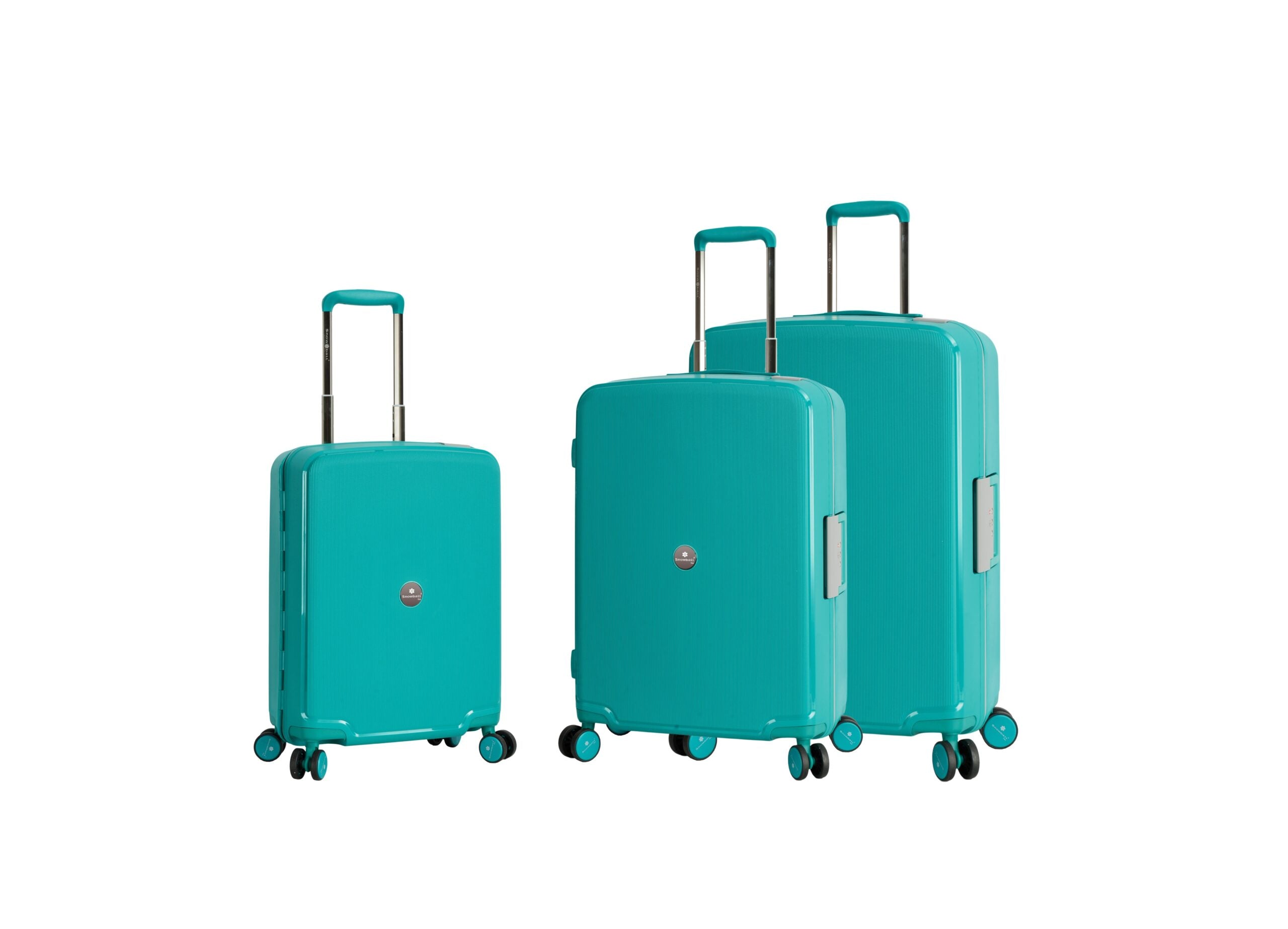 ensemble de 3 valises rigides en piloypropylène snowball 37103