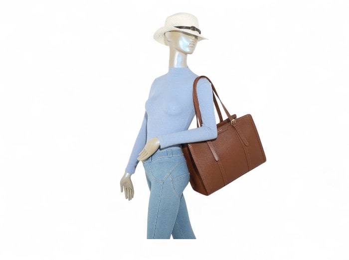 Grand sac cabas A4 et PC pratique, Idéal cours et bureau