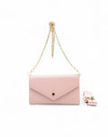 pochette bandoulière pour femme Lola rose 5017 - vue de face