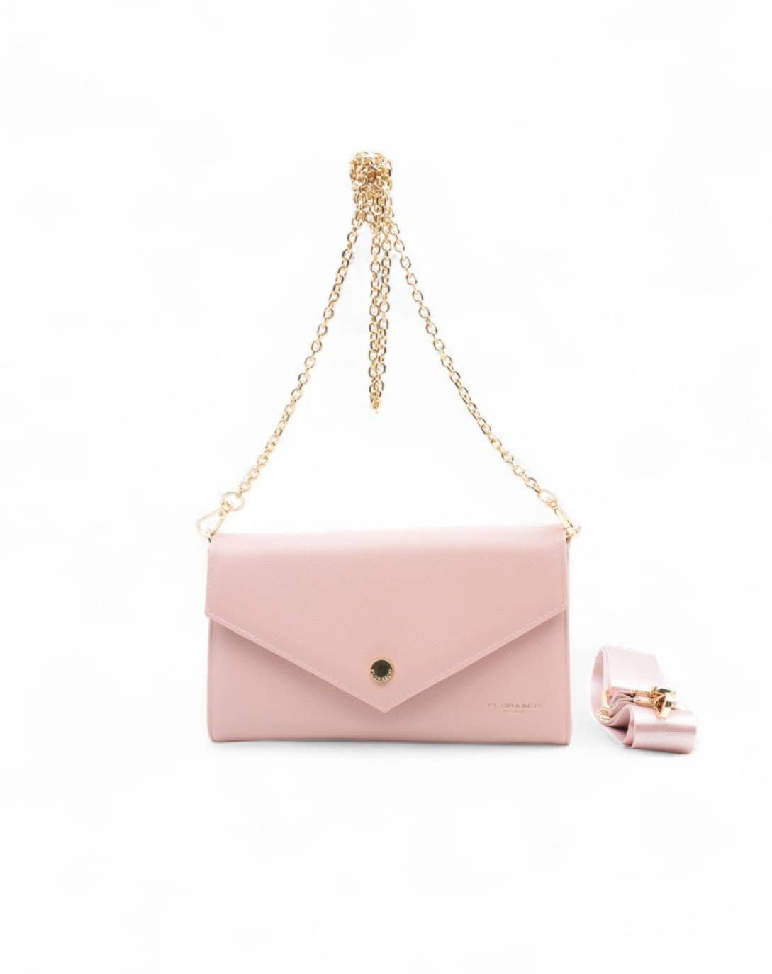 pochette bandoulière pour femme Lola rose 5017 - vue de face