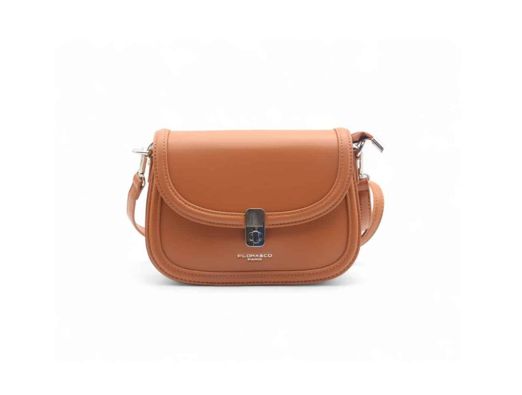 sac bandoulière à rabat pour femme Manon 8530 camel