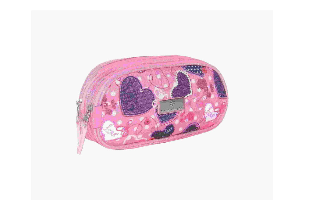 trousse scolaire rose primaire collège lycée