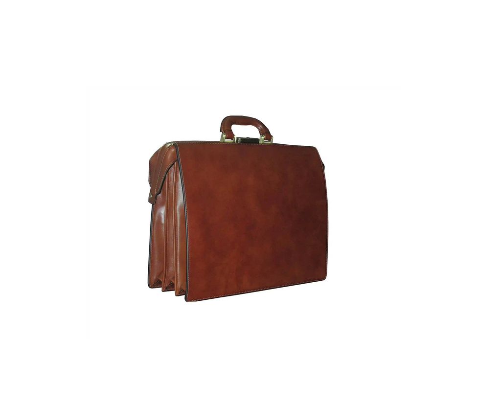 grand cartable en cuir katana marron 63040