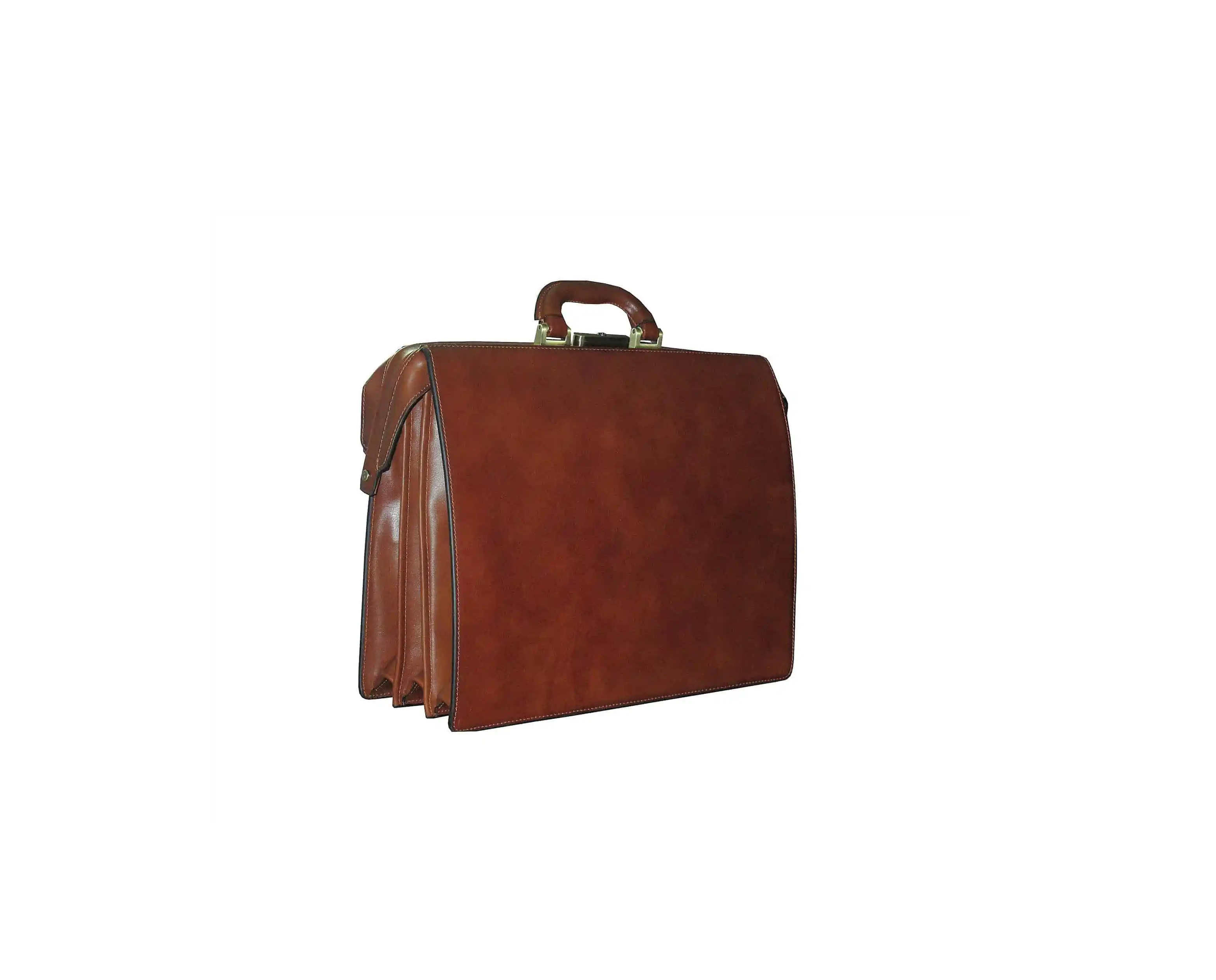 grand cartable en cuir katana marron 63040