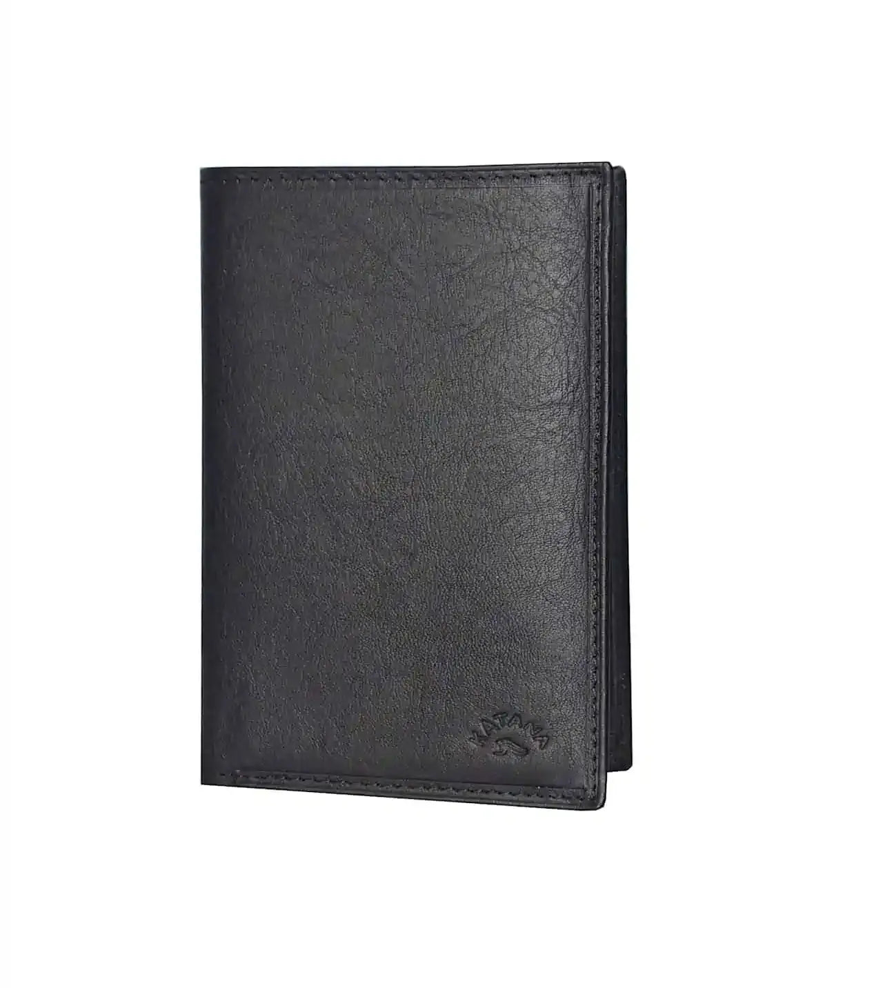 portefeuille en cuir noir pour homme katana